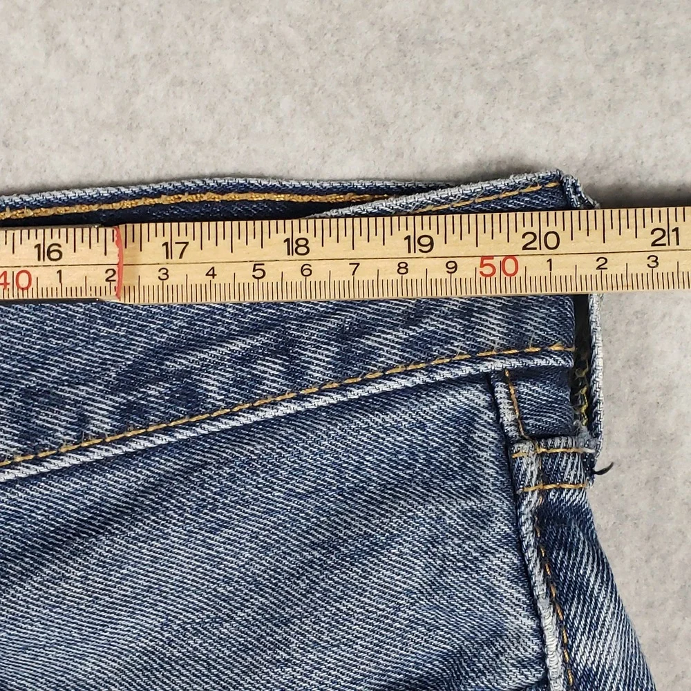 Levi's Mens Jeans 550 Relaxed Fit 40x30‎ Blue Denim Tapered Leg 00550-4886 Good